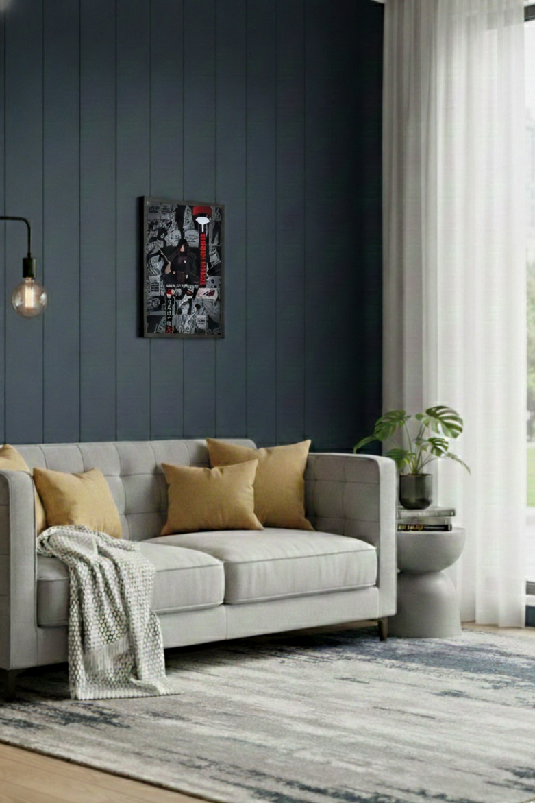 Printed Madara Uchiha Anime Photo Frame | MDF Wooden Wall Decor Frame for Bedroom | Anime Wall Hanging Gift