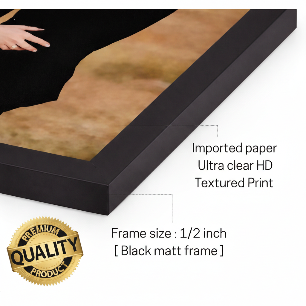 Printed Naruto Uzumaki Anime Photo Frame | MDF Wooden Wall Decor Frame for Bedroom | Anime Wall Hanging Gift for Fans