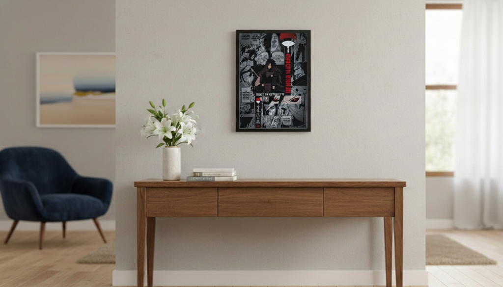 Printed Madara Uchiha Anime Photo Frame | MDF Wooden Wall Decor Frame for Bedroom | Anime Wall Hanging Gift