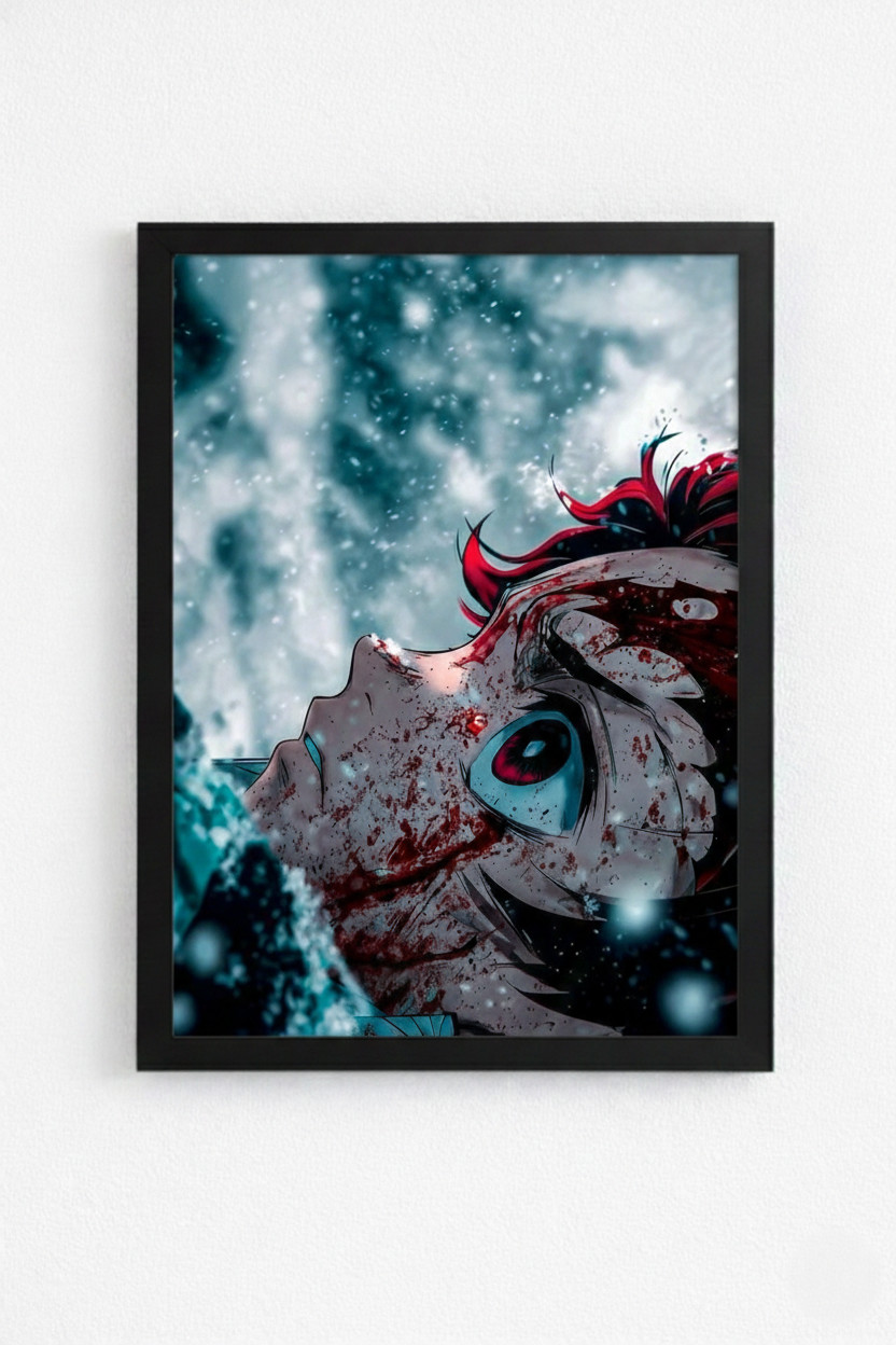 Tanjiro Kamado Demon Slayer Anime Wall Frame HD Poster
