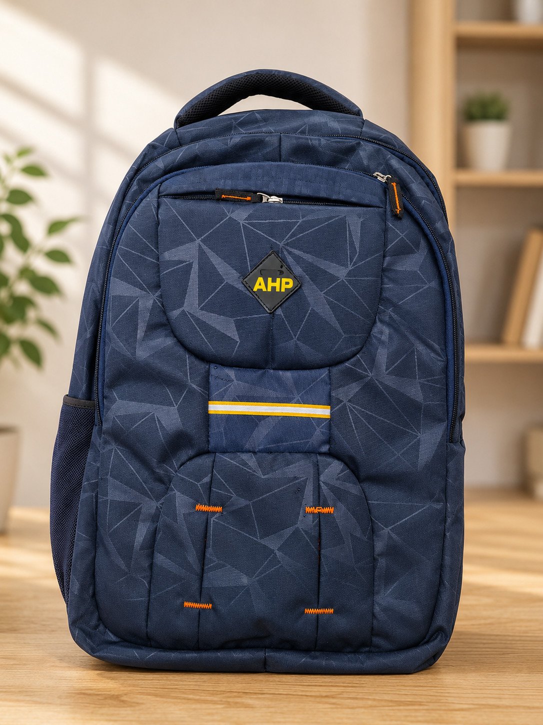 AHP Premium Water Resistant Laptop Backpack | 30L Travel, College & Office Bag (Navy Blue)